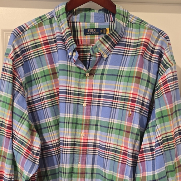 Polo by Ralph Lauren Men's Colorful Plaid Shirt - Picture 1 of 3